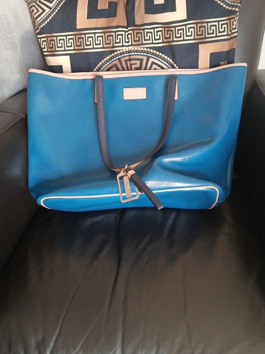 COACH LEATHER SHOULDER BAG