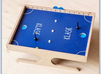 BRAND NEW NEVER USED KLASK Magnetic Tabletop Game- Half Air Hockey, Half Foosball, Ages 8+
