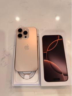 Apple iPhone 16 Pro desert titanium 128gb unlocked like brand new