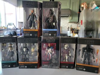 Star Wars Black Series Action Figures Lot of 7