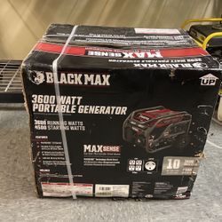 Black Max 3600 Watt Generator