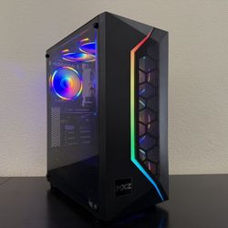 FAST Entry Level i5 Gaming PC Computer (i5-6500, RX 580, 16GB RAM, 240GB SSD + 500GB HDD, WiFi)
