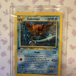 Pokemon Kabutops 1st Edition 
