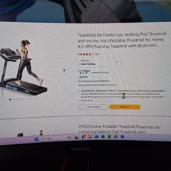 Like New YPOO Treadmill With All IT Came With YPV8