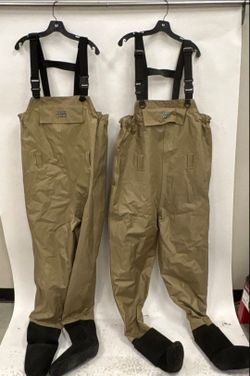 2 REDHEAD Bone Dry Stocking Foot Wader Fishing Tan Hunting Size Large.
