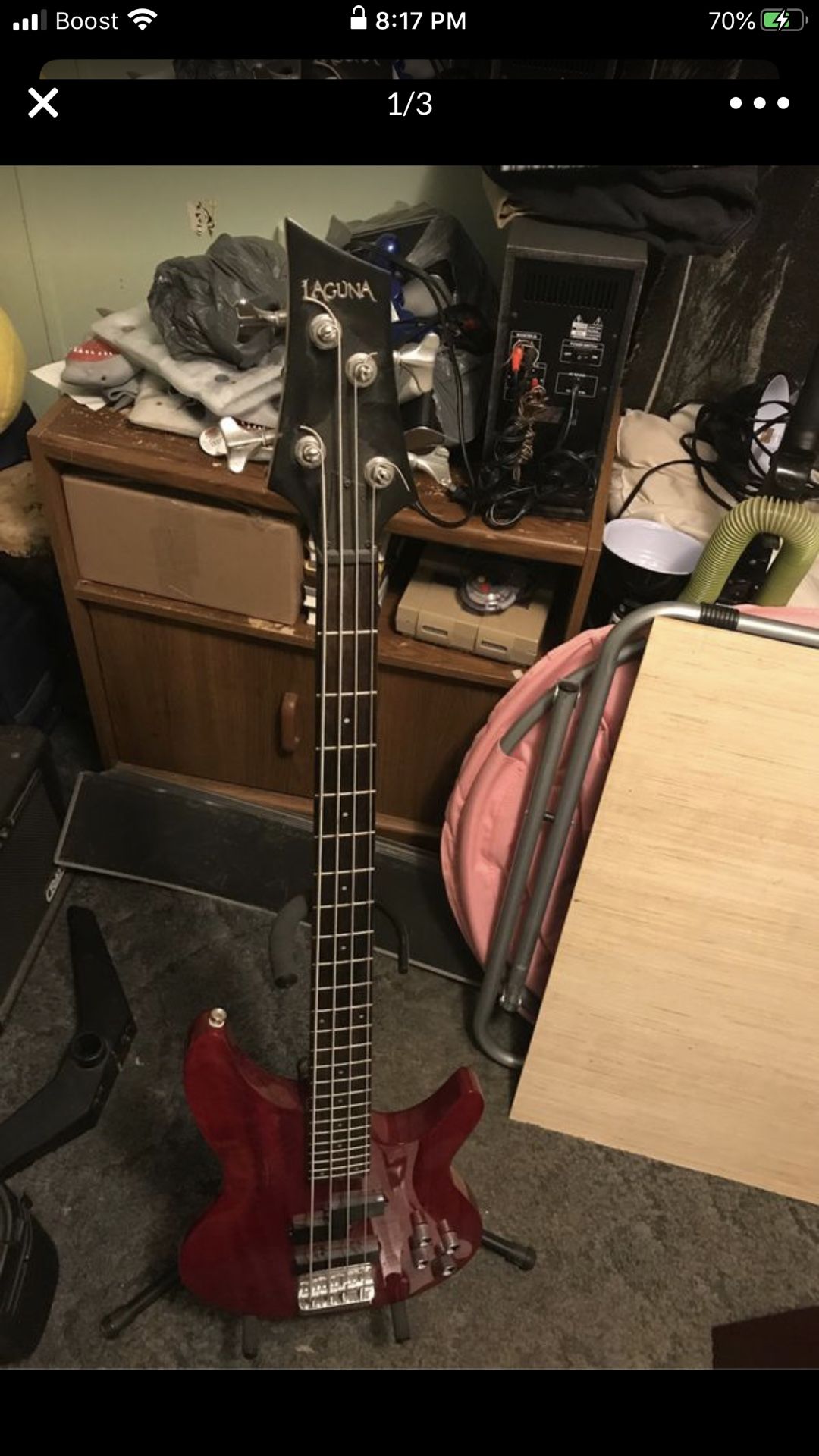 Laguna bass guitar only will trade for iPhone 8+ or newer or video games