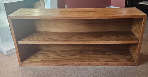 Solid Oak Custom Bookshelf