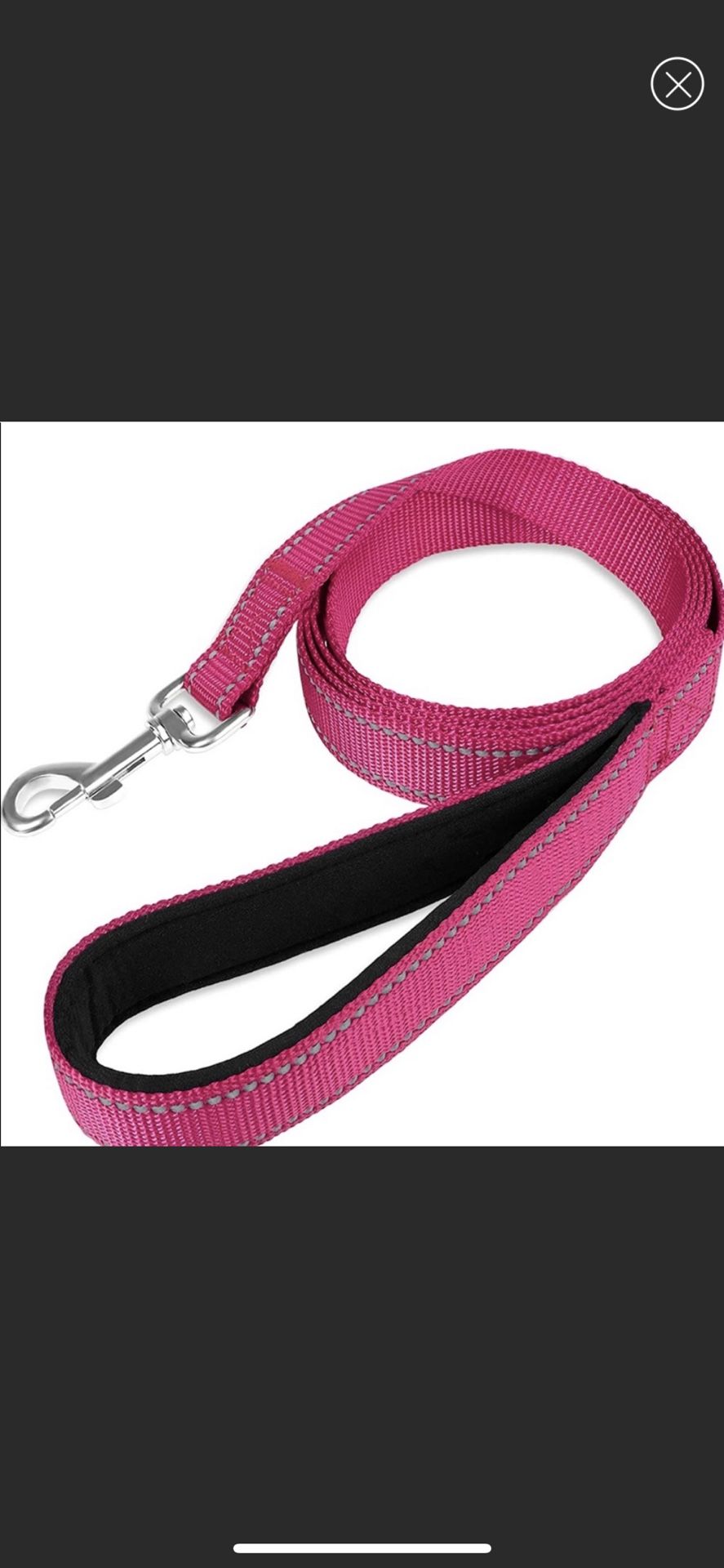 Double-Sided Reflective Heavy Duty Dog Leash (NEW)