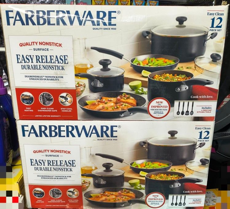 Farberware 12 piece cookware set