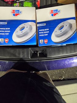 Front brake rotors for a 2010-2014 subaru legacy