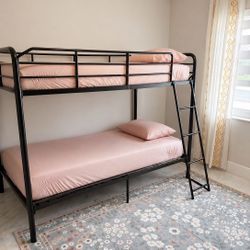 Twin Bunk Bed NO MATTRESS 