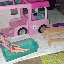 Barbie 3-in-1 DreamCamper Playset w/Barbie