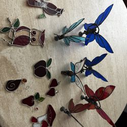 Antique’s Iron Lady’s Angel with Glass Wings And More 