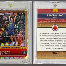 2024 Topps Chrome McDonald's All-American - Cooper Flagg - RayWave Refractor