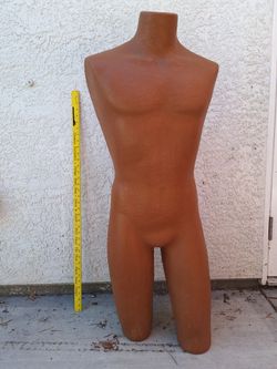Vintage Male Mannequin Torso 40 1/2" Tall