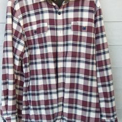 L.L. Bean Fleece Lined Flannel Size Medium