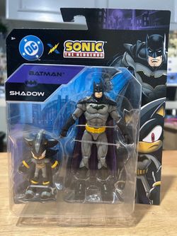 DC x Sonic the Hedgehog Batman & Shadow Action Figure 2-Pack made by Jakks Pacific