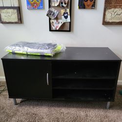 Large Tv Stand With Shelves