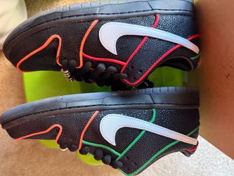 Nike SB Dunk Low Black Multicolor Sneakers
