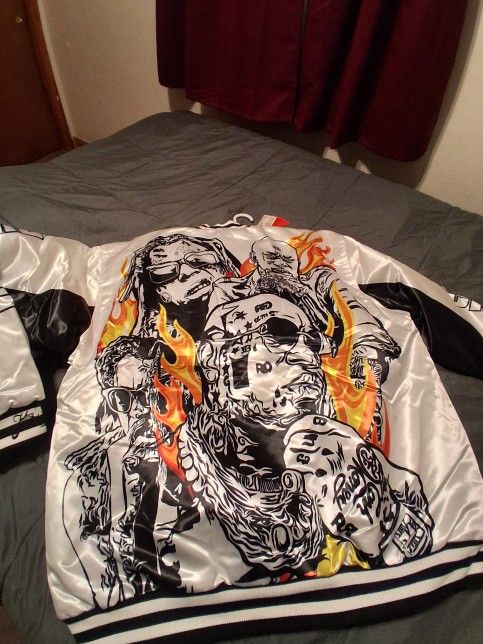 White Cash Money Jacket 7x