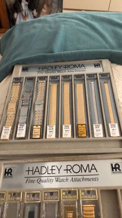 Hadley-Roma Watch Band Display Case with Bands