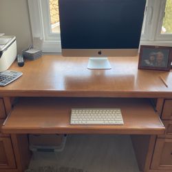 Beautiful Custom Computer High Quality Wood Desk