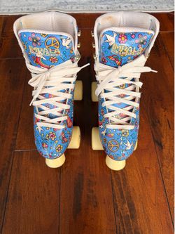 Impala harmony blue floral skates women’s 7