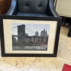 Framed Brooklyn bridge Print Photo 30x23