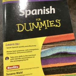 Spanish For Dummies Book