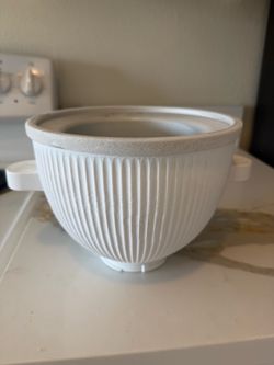 KitchenAid Ice Cream Maker Bowl + Drive Adapter Ring (Model KSMICM)
