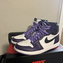 Air Jordan 1 Og Purple Court