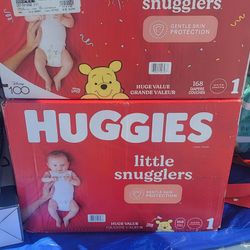 Huggies Bundle 2 Boxes 168ct Each Box. 70.00 