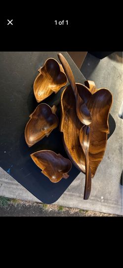 Wooden Salad bowl Set