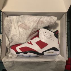 2021 Nike Air Jordan 6 Retro “carmine” Size 11