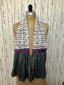 Kitchen Towel Boa - Wine Lover Print