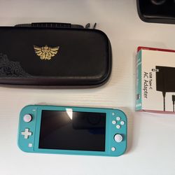 Nintendo Switch Lite Bundle – Case + Charger – Clean & Tested