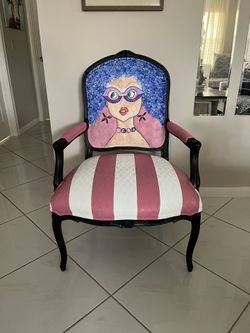 Hand Pained Chair