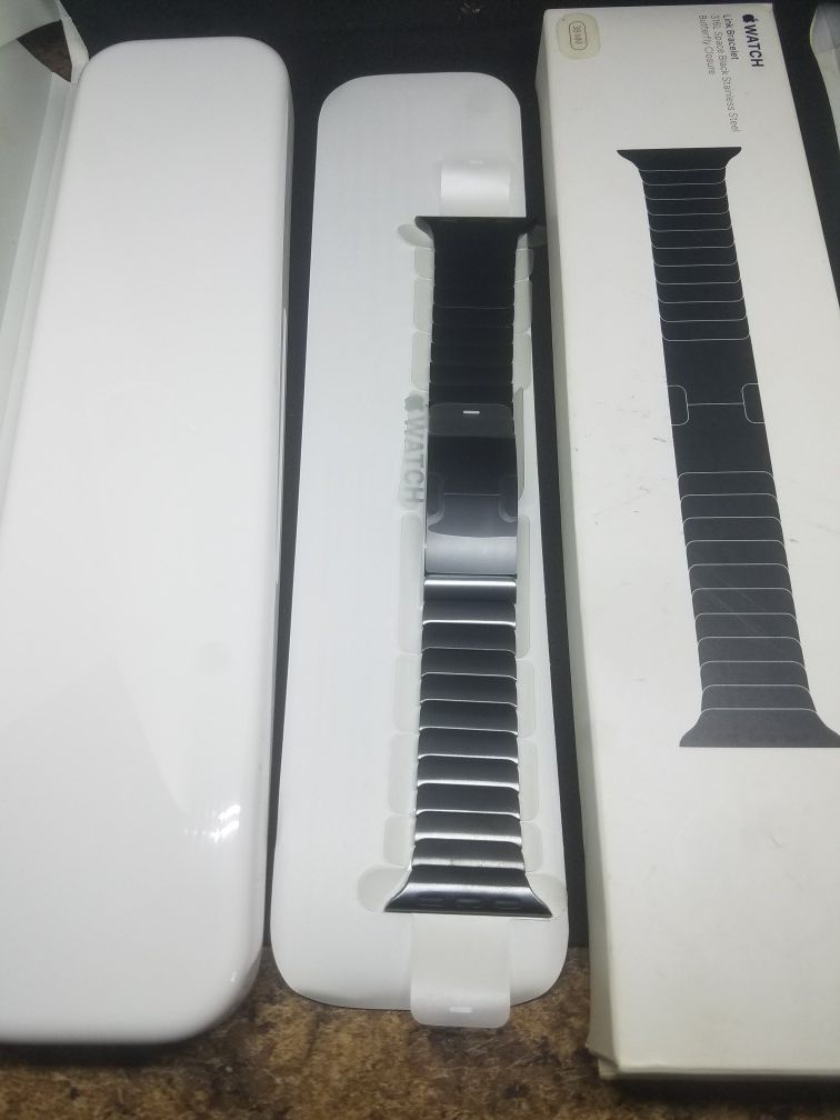 Brand New Apple Watch 38mm Space Black Link Bracelet