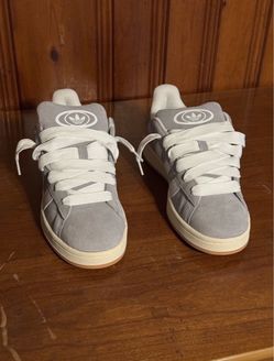 Adidas Campus Low-Top Sneakers Gray Suede