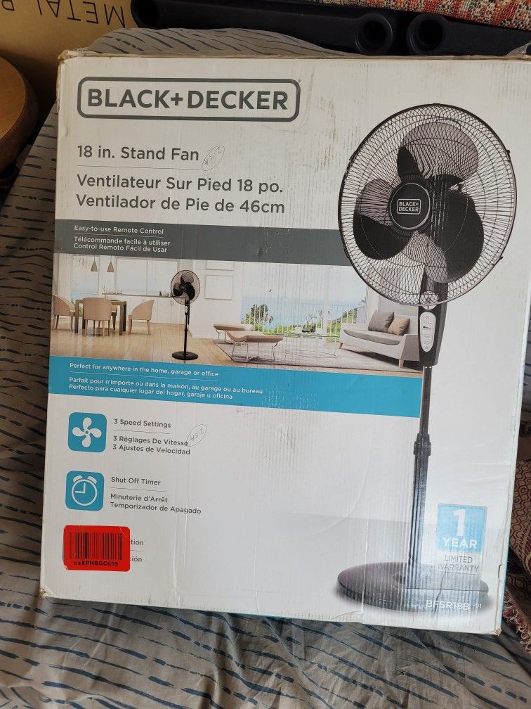 New Fan With Remote Control 