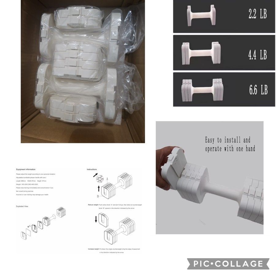 Adjustable Dumbbells, Weights