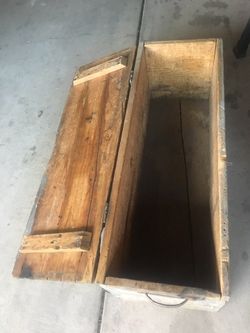 Antique Box with lock latch
