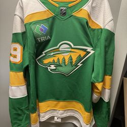 MN Wild Authentic Reverse Retro Fleury Jersey 