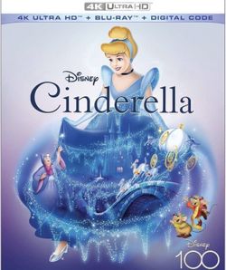 Disney Cinderella In 4K Animated Classic Digital Code 🎥 Walt Disney