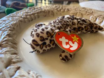 TY Beanie Baby Freckles the Leopard 1993