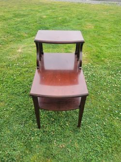 Vintage Mersman solid wood end table