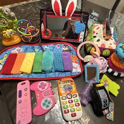 Infant to 1 year old baby toys sensory  Variety of infant- 1 year old toys 