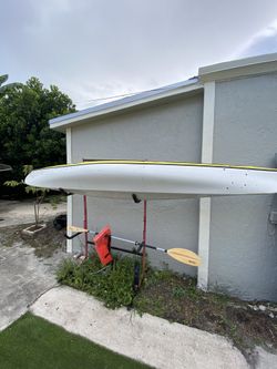 Kayak +life vest+stand + or