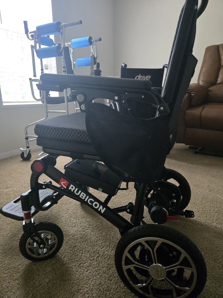 Power Wheelchair with Accessories