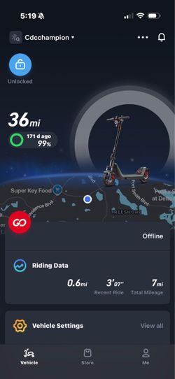 NIU KQI 300x All-Terrain Electric Scooter - Like New (7 miles!)